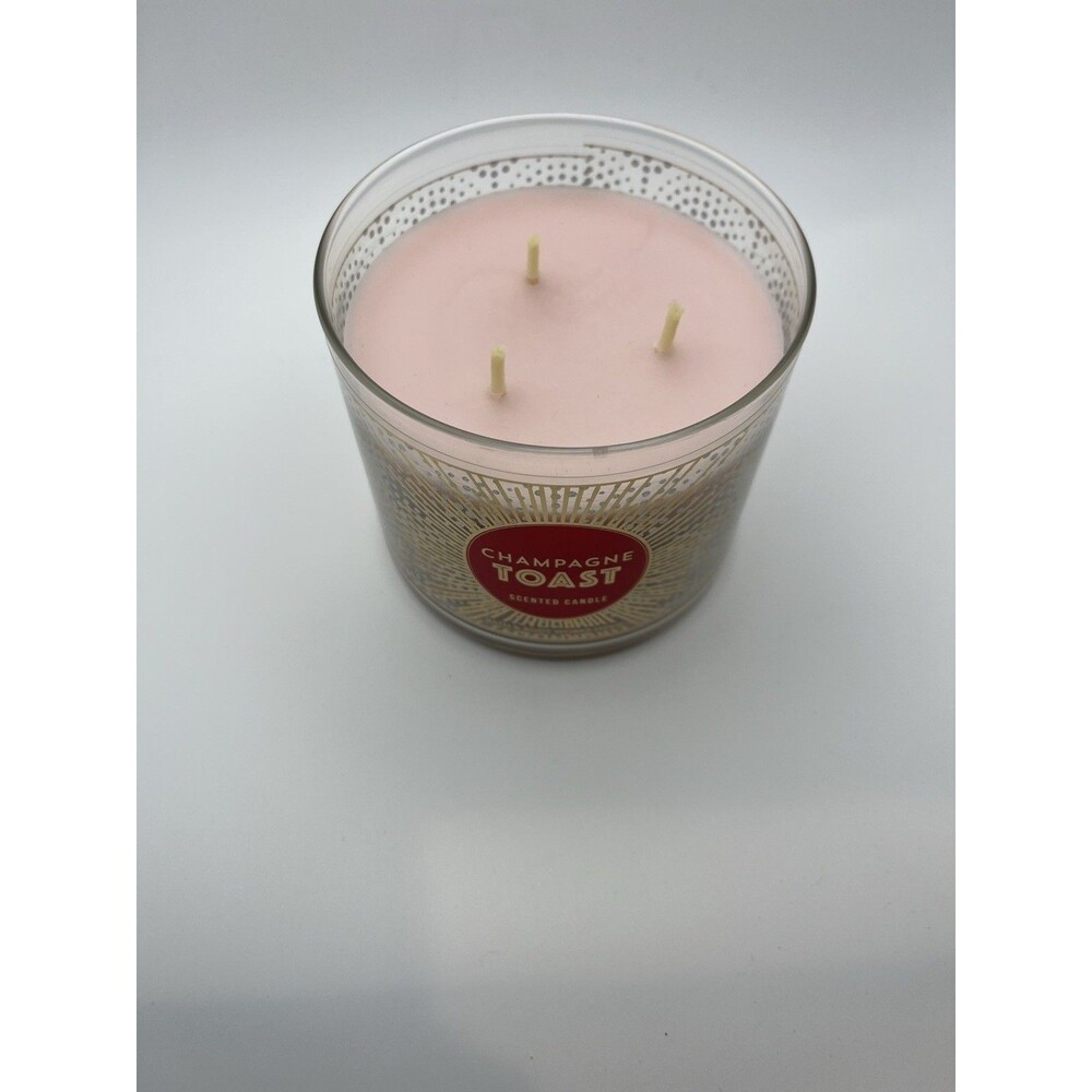 NWT‎ Bath & Body Works Champagne Toast 3-Wick Scented Candle - Picture 4 of 4